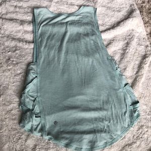 Lululemon teal braided side tank